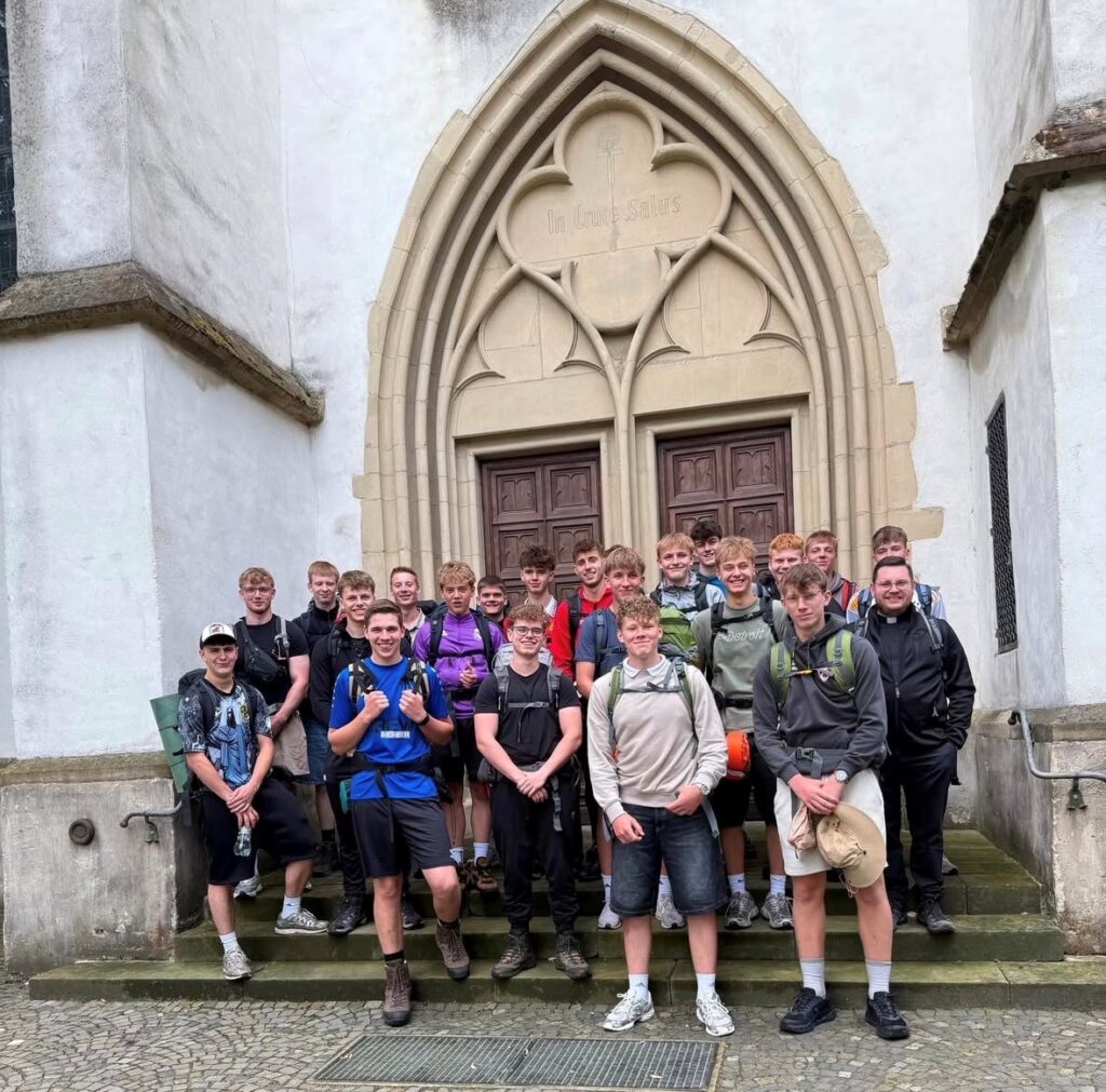 Jugendpilgergruppe unterwegs