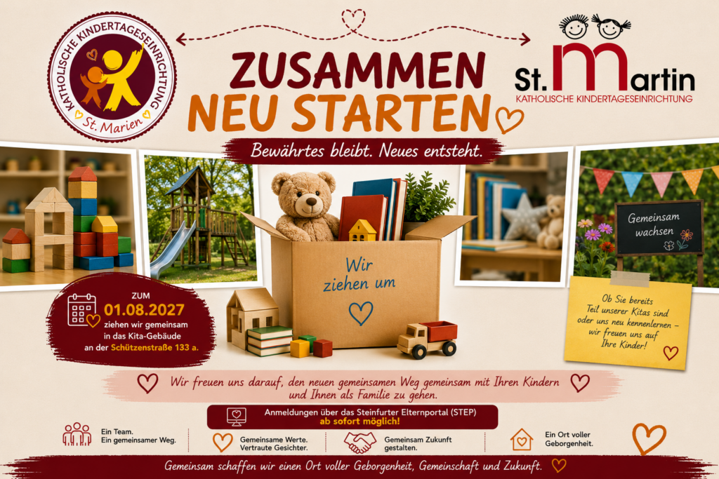 Zusammenlegung der KiTas St. Marien und St. Martin