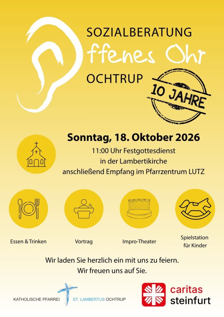Offenes Ohr feiert Jubiläum – und lädt alle ein!