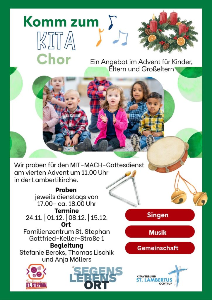 Komm zum KITA Chor